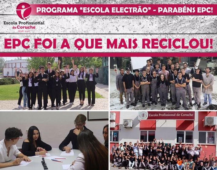 EPC foi a escola que mais reciclou!